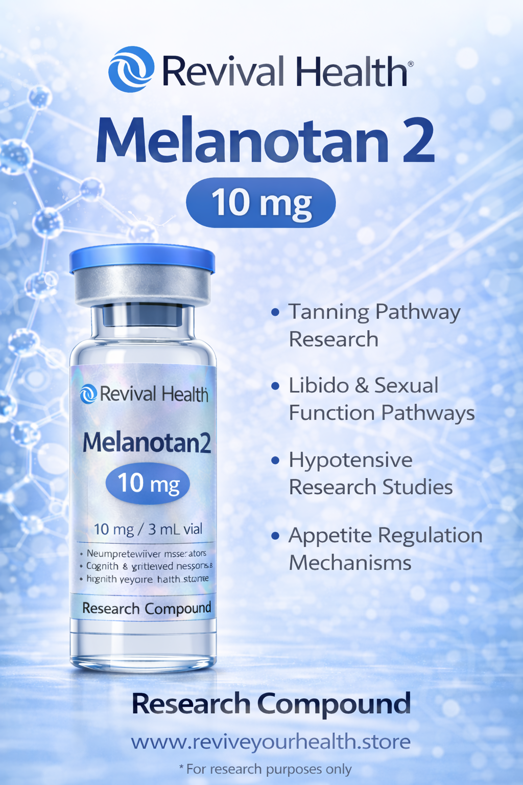 Melanotan 2 10mg (RUO) — Research-Grade Peptide | COA Verified