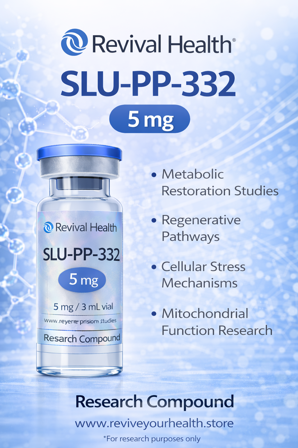 SLU-PP-332 5mg (RUO) — Research-Grade Compound | COA Verified